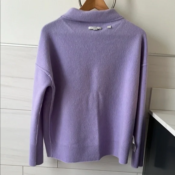 Vince Boiled Cashmere Funnel Neck
Sweater - Lavender - Picture 7 of 9